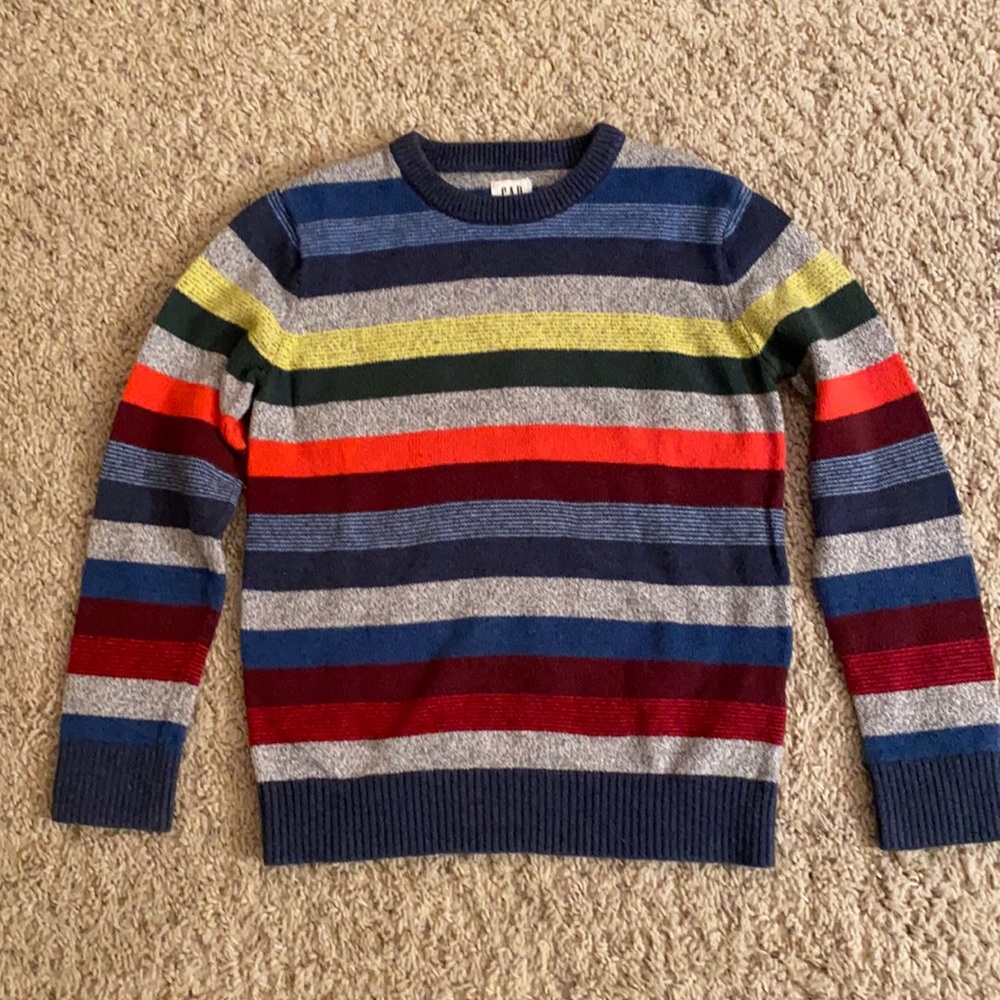 Gap boys striped sweater
